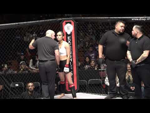April Santa Ana vs Maria Flores Zhong Luo Cage Fighting Series 06 on 11.12.2022