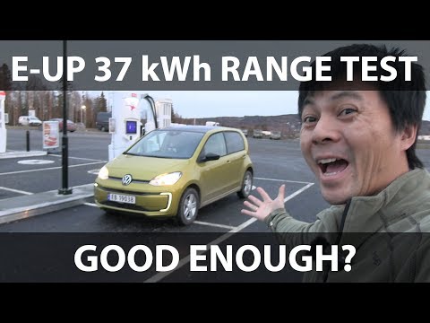 Volkswagen e-up! MY2019 36.8 kWh range test video