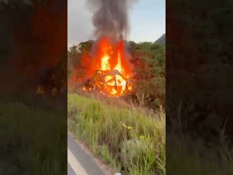 Acidente em Lajinha comove moradores e mobiliza equipes de resgate