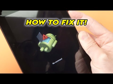 Android Tablet: How to Fix No Command Error
