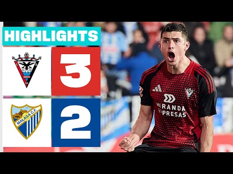CD MIRANDÉS 3 - 2 MÁLAGA CF I HIGHLIGHTS LALIGA HYPERMOTION
