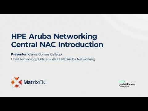Modern Network Access Control inside the NEW HPE Aruba Networking Central
