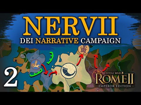 CONFEDERATION!!! - Total War ROME 2 ~ Divide et Impera ~ H2H [Nervii Narrative campaign]