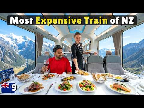Most Beautiful Train Ride in New Zealand | Tranz Alpine Scenic Plus