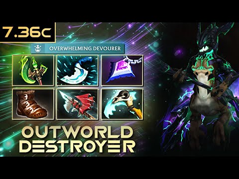 [MIDLANE] BOB OUTWORLD DESTROYER 7.36c | #Dota2 #4K