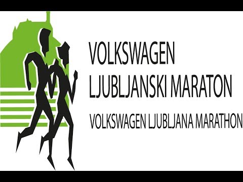 Start line Ljubljana marathon 10 km from the top