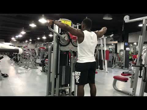 Standing multi-flight lateral raises | panatta |