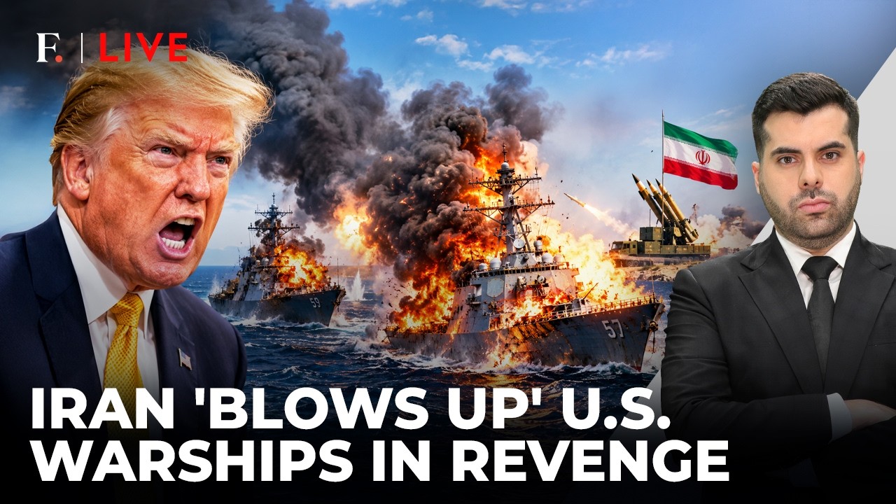 Iran 'Smashes US Warships' In Ballistic Missile Attack; Revenge After Tankers Hit | Firstpost Live