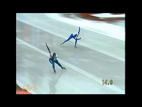 World Championships Sprint Inzell 1991 - 1000 m Ilkka - Shakshakbayev + results