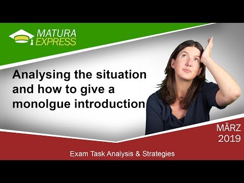 Analysing the situation  - Zentralmatura Englisch September 2019 #5