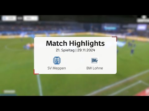 Meppen gibt zwei Tore-Führung aus der Hand l Regionalliga Nord 21. Spieltag