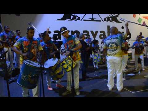 Unidos Tijuca 2017: gravação da bateria para o CD do Grupo Especial