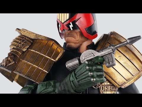 12 Inch 3A 2000AD's Judge Dredd Toy Action Figure Overview