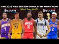 Simulating The 2026 NBA Season Today After OKC Won Live 2K Simulation