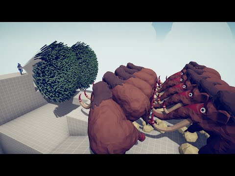 X2 EVERY GOD VS X12 MAMMOTH - Totally Accurate Battle Simulator TABS