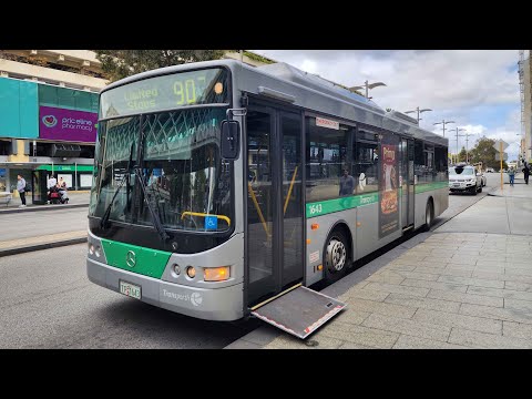 Transperth TP1643 Mercedes-Benz OC500LE CNG ZF Kickdown