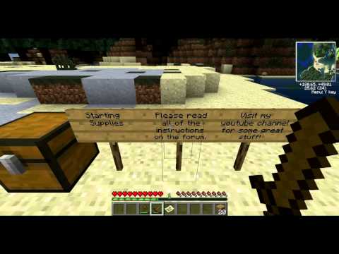 Let's Play Minecraft: Quad-Mountain Survival/w Dustin in HD/Episode 1
