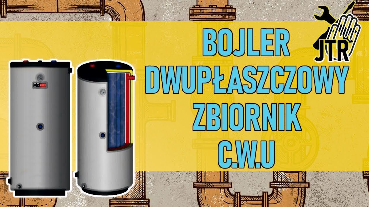 Pionowy bojler dwupłaszczowy, zbiornik ciepłej wody użytkowej CWU ERMET 120L Recenzja