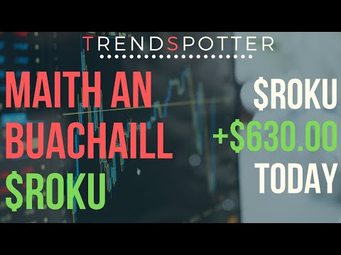 Nice one $ROKU, I'll take $630 using TrendSpotter