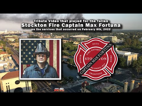 Tribute Video for the services of fallen Fire Captain Max Fortuna