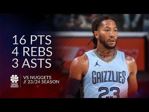 Derrick Rose 16 pts 4 rebs 3 asts vs Nuggets 23/24 season