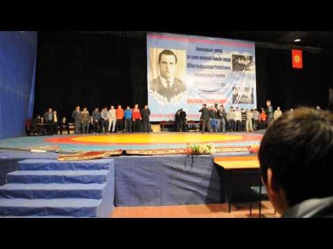 Greco-Roman Wrestling -- all fighters on stage