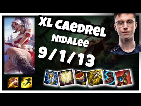 XL Caedrel Nidalee JUNGLE (9/1/13) vs KARTHUS Gameplay Replay - Patch 10.20
