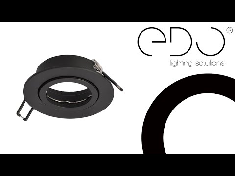 Recessed luminaire EDO777122 - AKTYN 1 OV Black