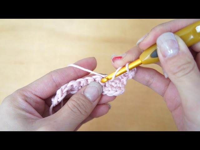 かぎ針編みの基礎レッスン 長編み