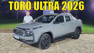 Avaliação: Fiat Toro Ultra 2026 - Versão topo de l