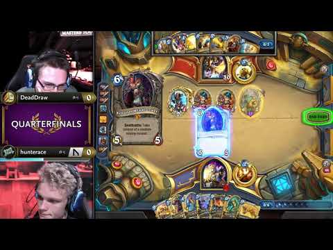 DeadDraw vs hunterace - Quarterfinals - Hearthstone Masters Tour Bucharest