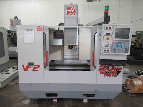 Haas VF-2 CNC Vertical Machining Center with 2-Speed Gearbox and Thru Spindle Coolant