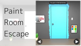 Paint Room Escape - Crazygames  - Full Walkthrough  4K