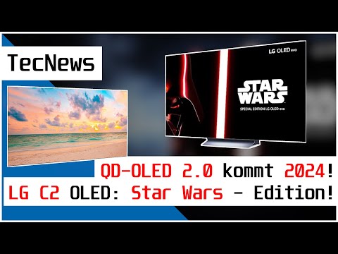 LG C2 OLED: Star Wars Edition vorgestellt, QD-OLED 2.0 kommt 2024 & Samsung beendet LCD! | TecNews
