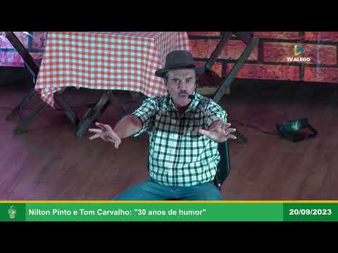 Apresentação da dupla Nilton Pinto e Tom Carvalho, com o show "30 anos de humor".  -  20/09/2023