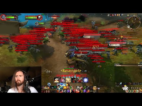 Asmongold shows how BROKEN warriors are by pulling the entire zone
