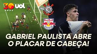 GABRIEL PAULISTA SOBE MAIS ALTO E ABRE O PLACAR PARA O CORINTHIANS CONTRA O RED BULL BRAGANTINO
