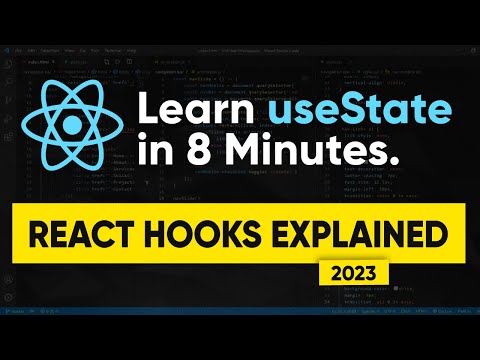 Learn useState in 8 Minutes - React Hooks Explained (2023)