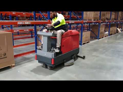 Cleanaux - Warehouse cleaning Ride On Hako Scrubber