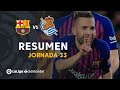 Resumen de FC Barcelona vs Real Sociedad (2-1)