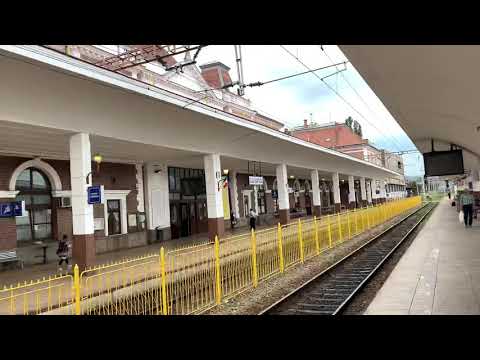 Anunț sosire regio Huedin in gara Cluj-Napoca