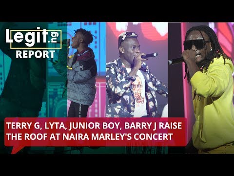 Terry G, Lyta, Junior Boy, Barry J raise the roof at Naira Marley's concert | Legit TV