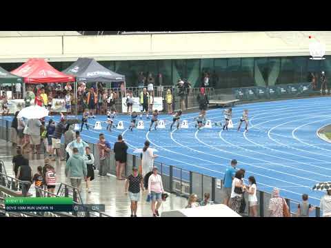 Boys Under 10 100m H7 - 2020 State Combined Events Championships // LAVicTV