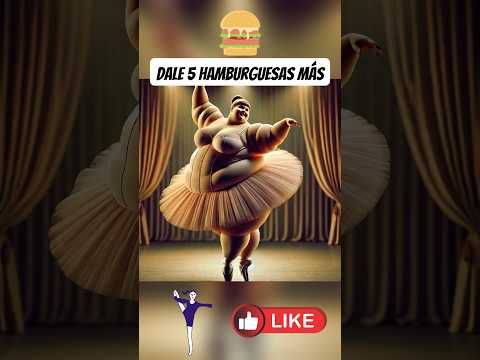 🩰 Transformación ÉPICA: De BAILARINA DE BALLET súper delgada a bailarina de ballet MAMADA 🙀😂