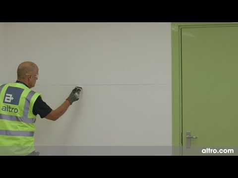 Altro walls installation 4: Application tape