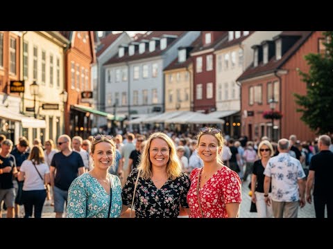 SlowTV: Walking around Ystad, Skåne, Sweden