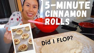 TRYING to bake 5 min cinnamon rolls || Emma's Goodies
