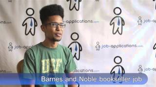 Barnes & Noble Interview - Bookseller