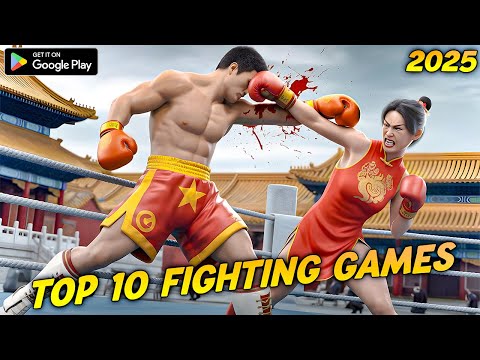 Top 10 Fighting Games For Android | online and offline | multiplayer | 1,2,4,6 GB RAM Devices