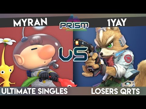 PRISM 164 - Myran (Olimar) vs. 1Yay (Fox) - Losers Quarters  - Smash Ultimate Singles